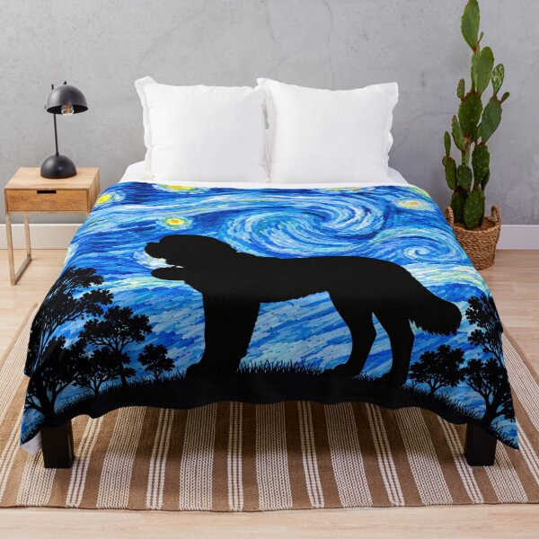 Item preview, Funny St. Bernard Dog Starry Night Painting Moon Star Mom Dad Kids designed and sold by FurryHavenPH.