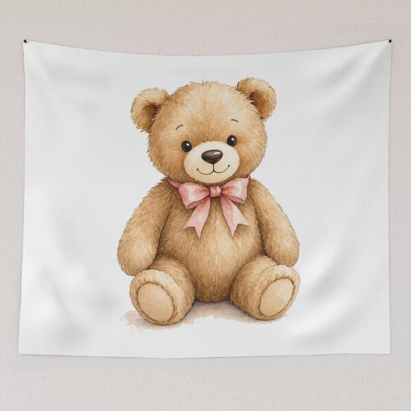 Item preview, Soft Boy Aesthetic Teddy Bear – Wholesome Cottagecore Graphic designed and sold by SimonasPeace.