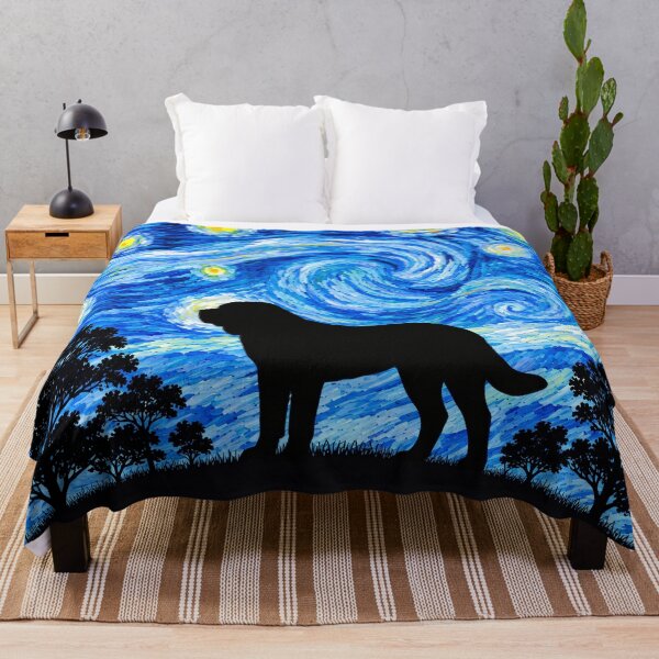 Item preview, Funny Spanish Mastiff Dog Starry Night Painting Moon Star Mom Dad Kids designed and sold by FurryHavenPH.