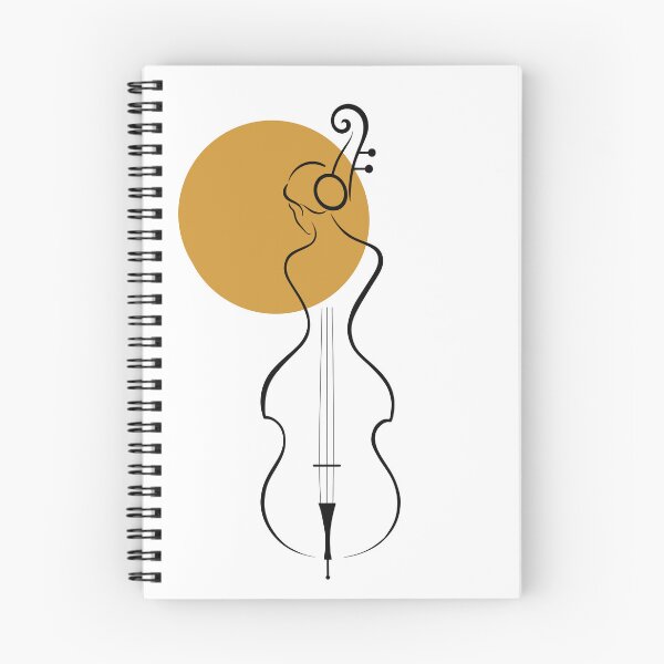 Item preview, Minimalist Double Bass Woman Line Art | Bauhaus Music Print | Abstract Female Musician Print | Modern Jazz Art designed and sold by Studio pod Burom.