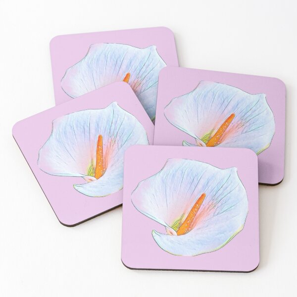 Item preview, Isolated White Calla Lily Minimalist Botanical Graphic Cutout designed and sold by BalkanBloomArt.