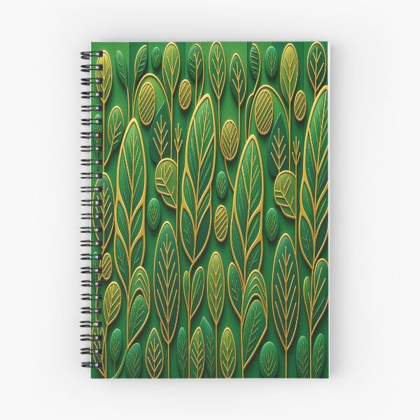 Item preview, Save The Bees Luxury Botanical Bee - Gold and Green Leaf Pattern designed and sold by Breezes-of-Ida.