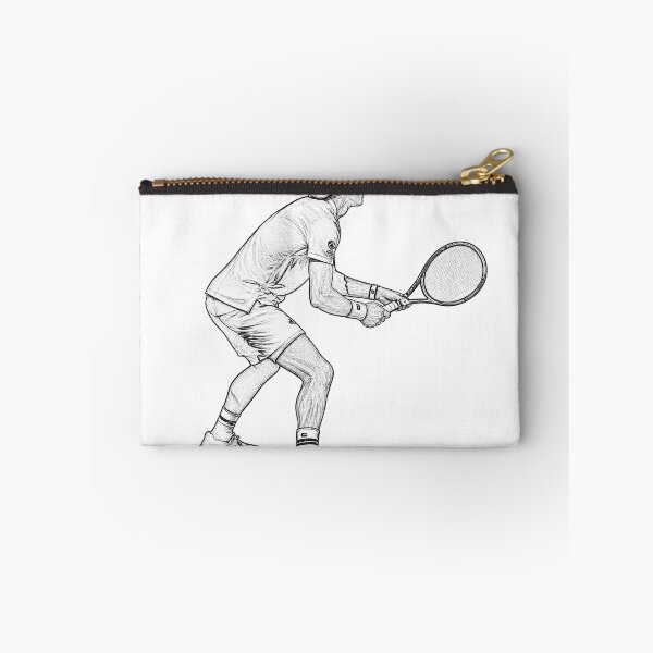Item preview, Movement Through Lines No. 01 – The Waiting Game | Black & White Tennis Art designed and sold by Tancoco.