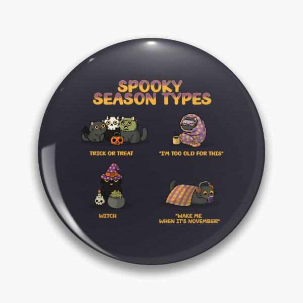Item preview, Spooky Season Types – Funny Halloween Cats designed and sold by Freecheese.