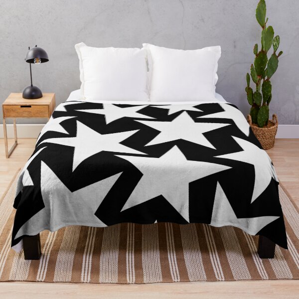 Item preview, Large Stars Gray and Black designed and sold by Jeallan Designs.