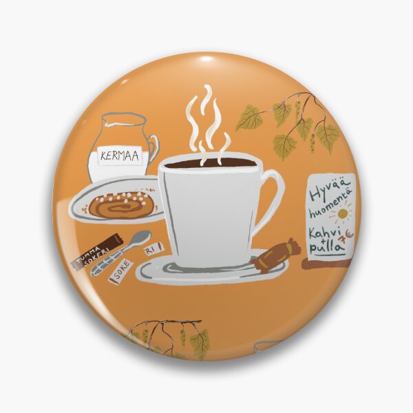Item preview, Finnish Fall Coffee and Cinnamon Roll designed and sold by KaroLeenaDesign.