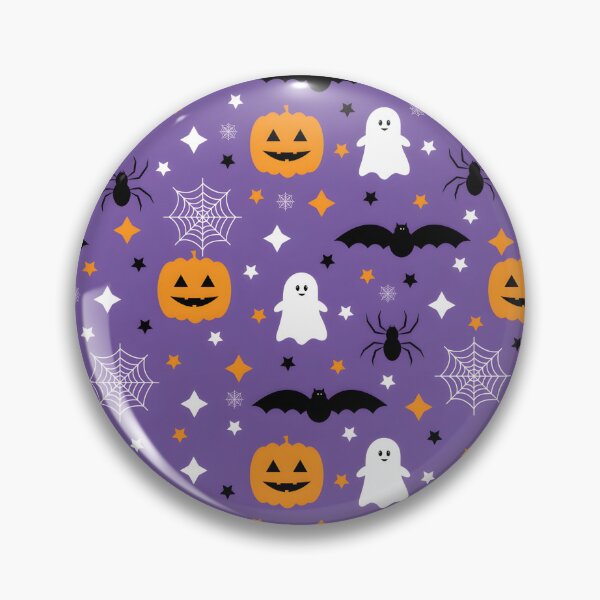 Item preview, Cute Spooky Halloween Seamless Pattern with Pumpkins, Ghosts, and Bats    designed and sold by interdesigner.