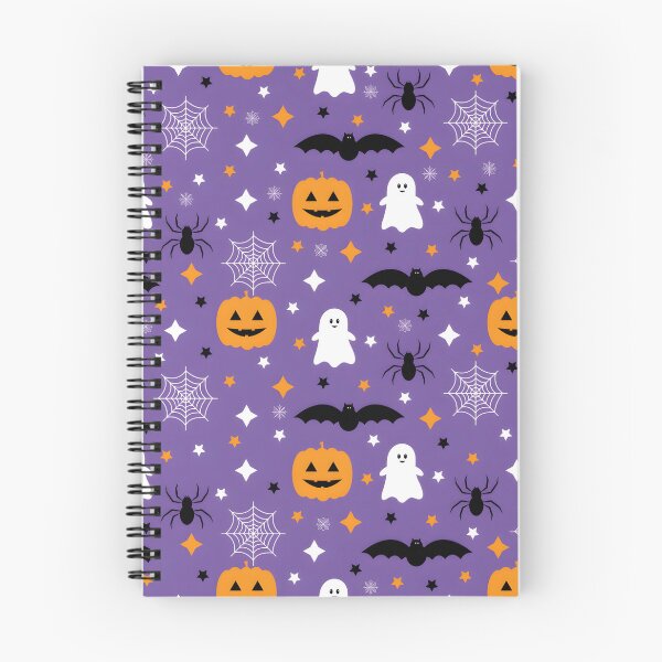 Item preview, Cute Spooky Halloween Seamless Pattern with Pumpkins, Ghosts, and Bats    designed and sold by interdesigner.