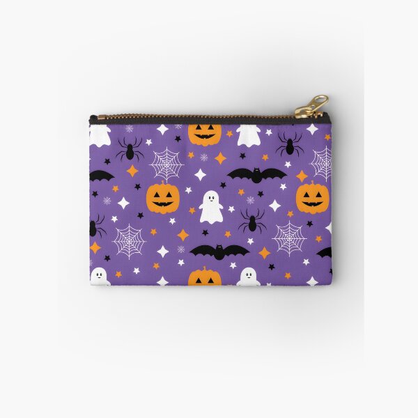 Item preview, Cute Spooky Halloween Seamless Pattern with Pumpkins, Ghosts, and Bats    designed and sold by interdesigner.