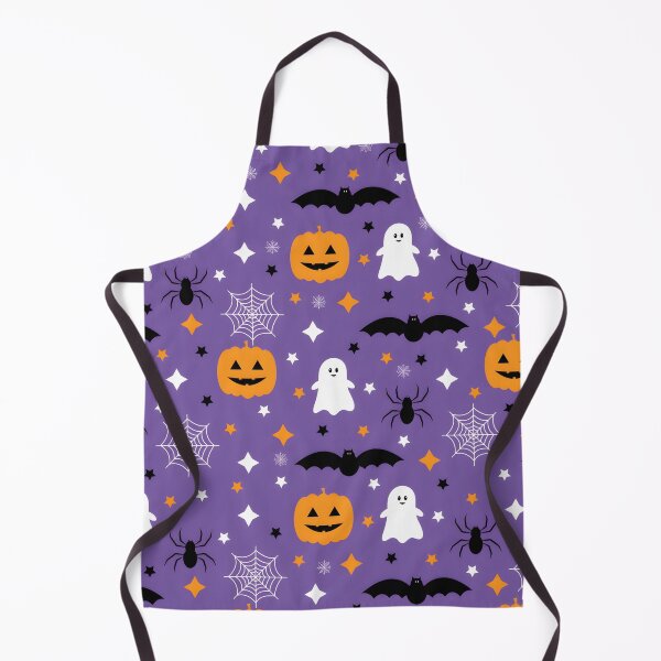 Item preview, Cute Spooky Halloween Seamless Pattern with Pumpkins, Ghosts, and Bats    designed and sold by interdesigner.