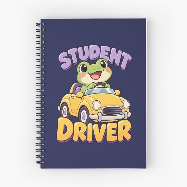 Item preview, Student Driver Cute Frog Beginner designed and sold by PunchDrop.