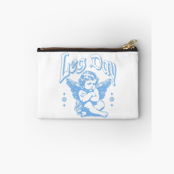 Item preview, Leg Day Angel Vintage Gym Aesthetic Graphic Tee designed and sold by snnflower.