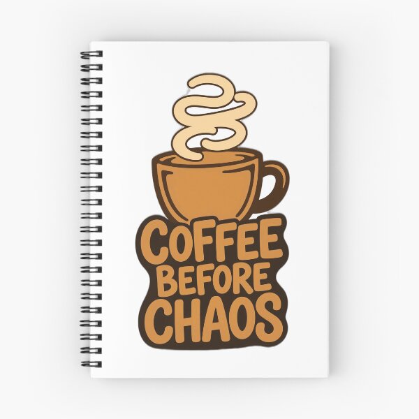 Item preview, Coffee Before Chaos Shirt - Funny Hand-Lettered Tee designed and sold by KERK Art and Design.