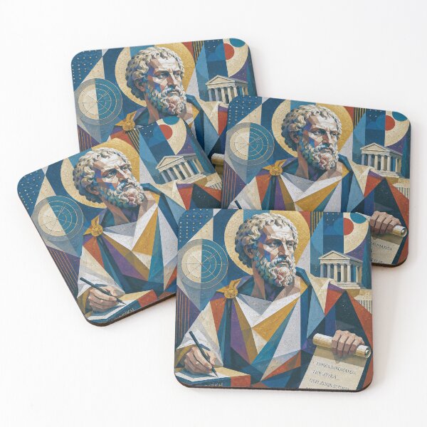 Item preview, Aristotle Philosophy Painting – Ancient Greek Philosopher designed and sold by GalleryKauffeld.