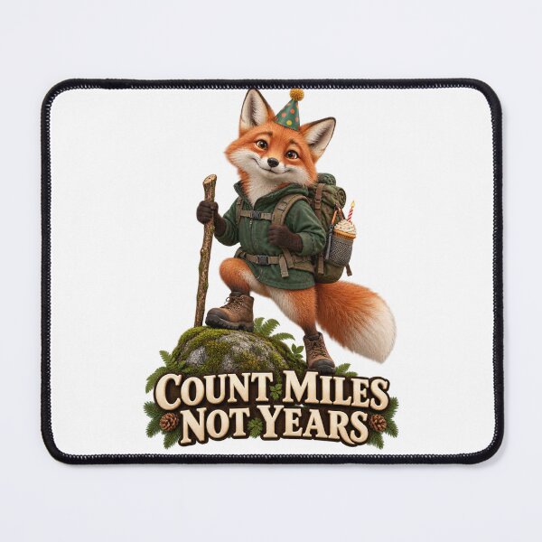 Item preview, Birthday Miles Not Years Fox designed and sold by TrendTribeTP.