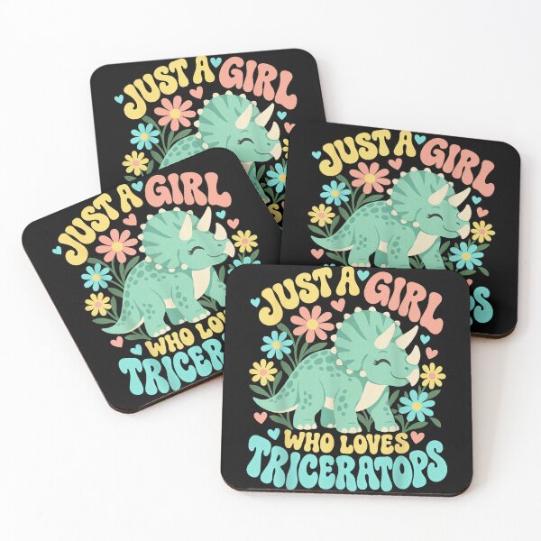 Item preview, Just a Girl Who Loves Triceratops designed and sold by TadeoNivar.