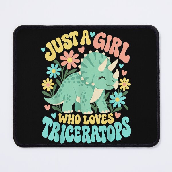 Item preview, Just a Girl Who Loves Triceratops designed and sold by TadeoNivar.