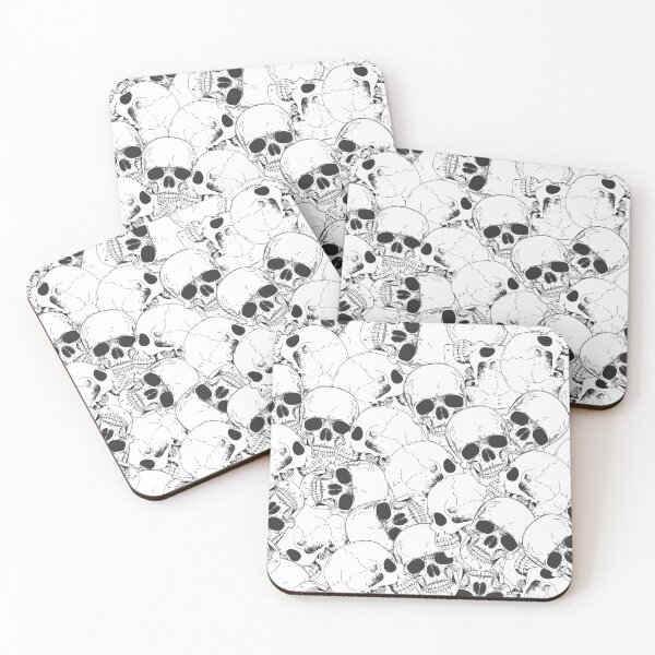 Item preview, Vintage Hand-Drawn Human Skulls Seamless Pattern designed and sold by interdesigner.