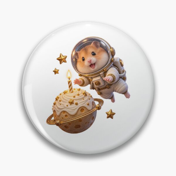 Item preview, Cake Orbit Astronaut Hamster designed and sold by TrendTribeTP.