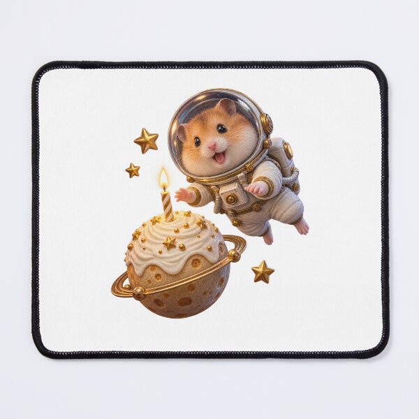 Item preview, Cake Orbit Astronaut Hamster designed and sold by TrendTribeTP.