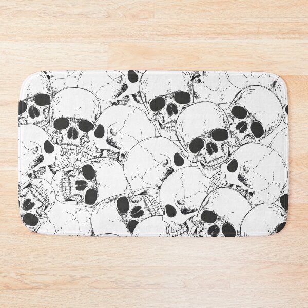 Item preview, Vintage Hand-Drawn Human Skulls Seamless Pattern designed and sold by interdesigner.