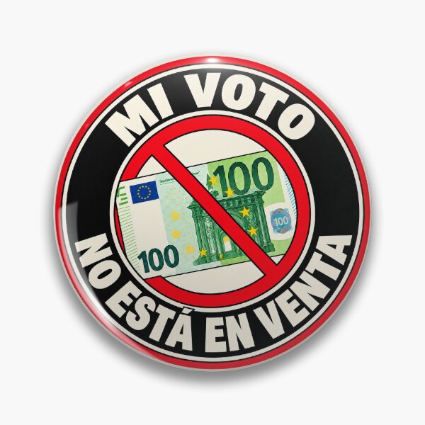 Item preview, ⭐ MY VOTE IS NOT FOR SALE ⭐ - EUR - EURO -  CASTILIAN SPANISH - MI VOTO NO ESTÁ EN VENTA designed and sold by WheelieGdArt.