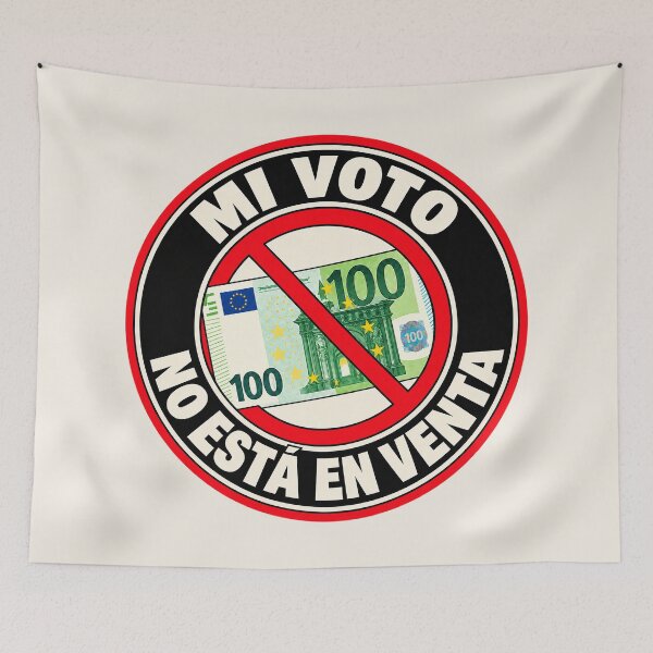 Item preview, ⭐ MY VOTE IS NOT FOR SALE ⭐ - EUR - EURO -  CASTILIAN SPANISH - MI VOTO NO ESTÁ EN VENTA designed and sold by WheelieGdArt.