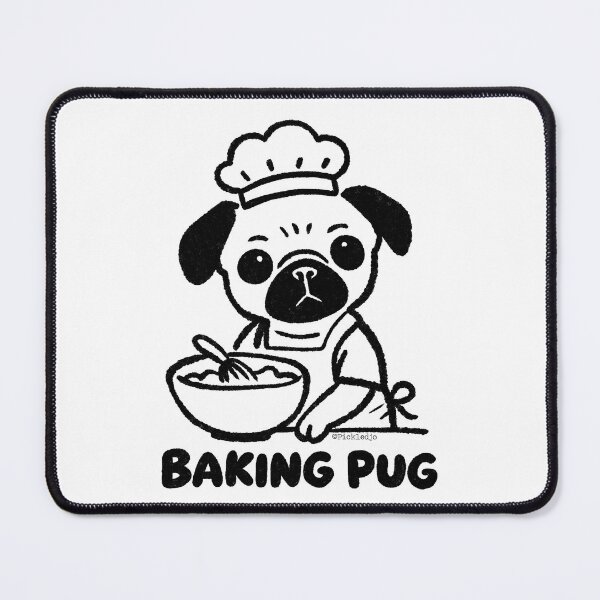 Item preview, Baking Pug designed and sold by PickledjoArt.