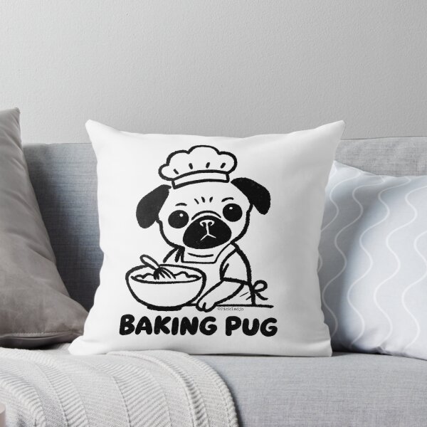 Item preview, Baking Pug designed and sold by PickledjoArt.