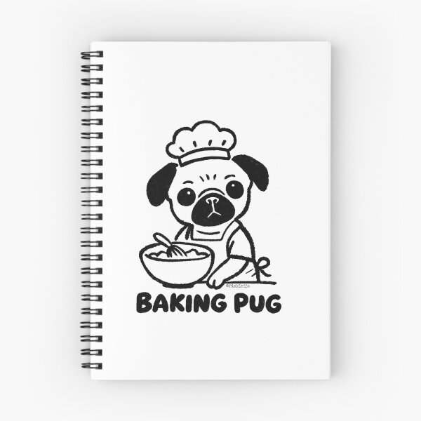 Item preview, Baking Pug designed and sold by PickledjoArt.