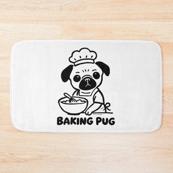 Item preview, Baking Pug designed and sold by PickledjoArt.