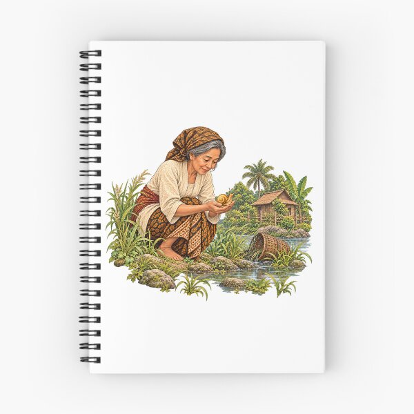 Item preview, Keong Emas — El caracol dorado (Cuento popular javanés) designed and sold by Larkfound Studio.