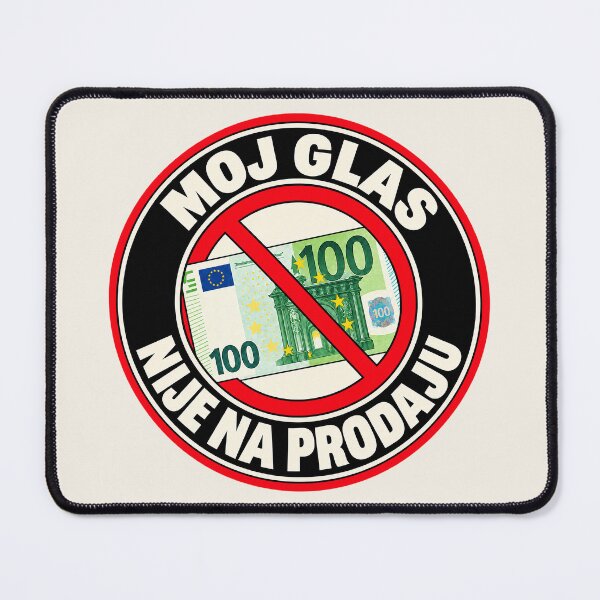 Item preview, ⭐ MY VOTE IS NOT FOR SALE ⭐ - EUR - EURO - CROATIAN - MOJ GLAS NIJE NA PRODAJU designed and sold by WheelieGdArt.