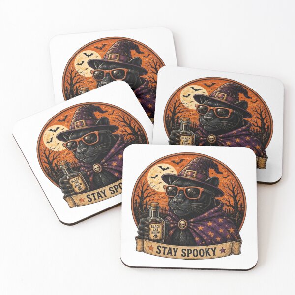 Item preview, Spooky Halloween black panther  designed and sold by JonysCreativeDesigns.