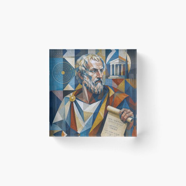 Item preview, Aristotle Philosophy Illustration – Ancient Greek Philosopher, Wisdom and Knowledge designed and sold by GalleryKauffeld.