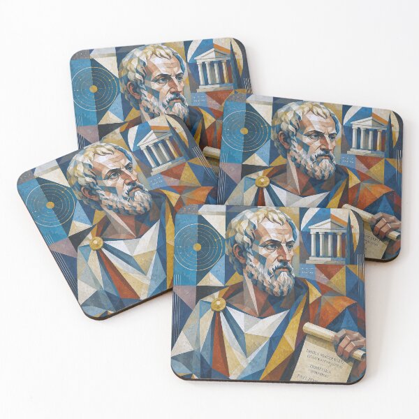 Item preview, Aristotle Philosophy Illustration – Ancient Greek Philosopher, Wisdom and Knowledge designed and sold by GalleryKauffeld.