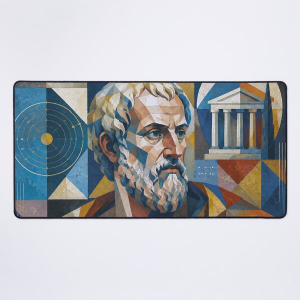 Item preview, Aristotle Philosophy Illustration – Ancient Greek Philosopher, Wisdom and Knowledge designed and sold by GalleryKauffeld.