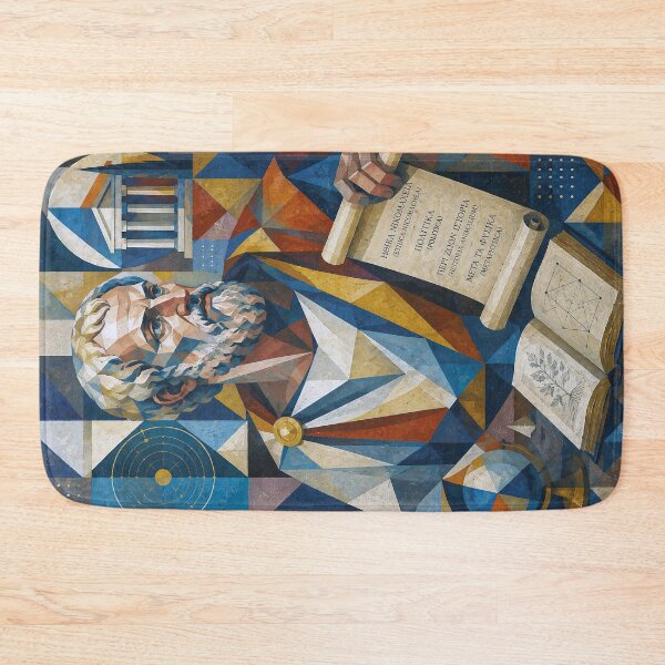 Aperçu de l'œuvre Illustration de la philosophie d'Aristote – Philosophe grec antique, sagesse et connaissance créée et vendue par GalleryKauffeld.