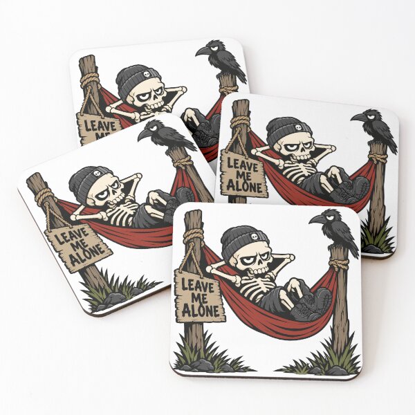 Item preview, Leave Me Alone Skeleton designed and sold by Weasel Graphix.