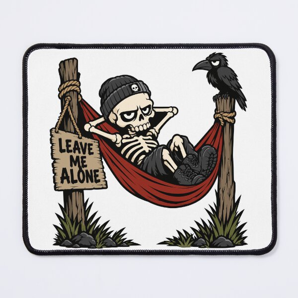 Item preview, Leave Me Alone Skeleton designed and sold by Weasel Graphix.