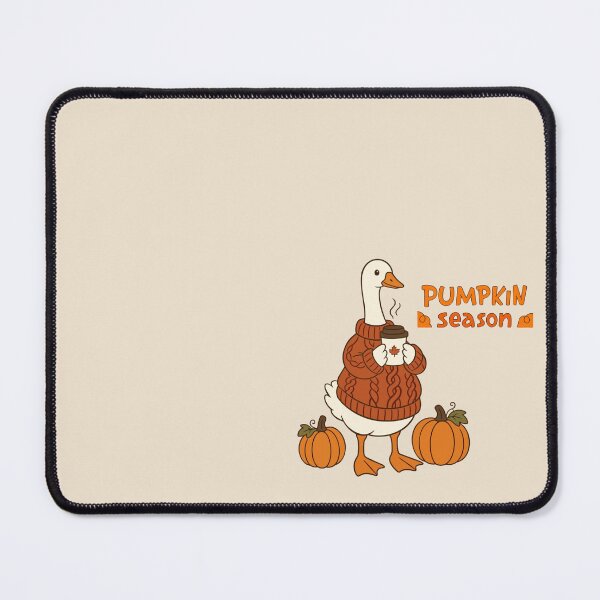 Item preview, Pumpkin Season Cute Goose in Cable Knit Sweater designed and sold by Kriz-Kove.