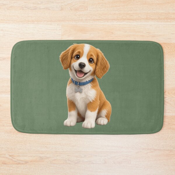Item preview, Adorable 3D Cartoon Puppy Dog / Cute Happy Spaniel Fluffy Puppy designed and sold by chicworld2026.