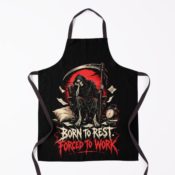 Item preview, Born To Rest Forced To Work Reaper Shirt designed and sold by Tong4130.