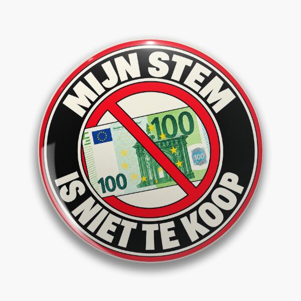 Item preview, ⭐ MY VOTE IS NOT FOR SALE ⭐ - EUR - EURO -  DUTCH - MIJN STEM IS NIET TE KOOP designed and sold by WheelieGdArt.