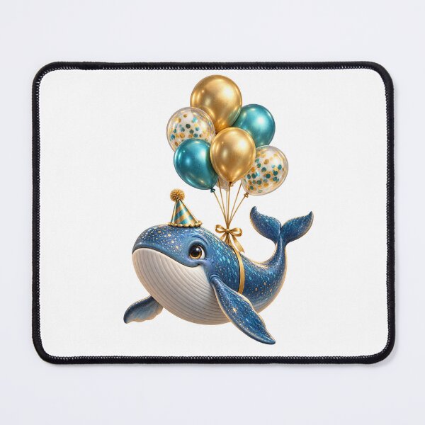 Item preview, Birthday Balloon Whale designed and sold by TrendTribeTP.