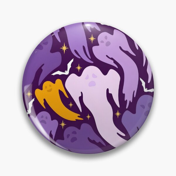 Item preview, Seamless Halloween Pattern with Flying Ghosts and Bats    designed and sold by interdesigner.