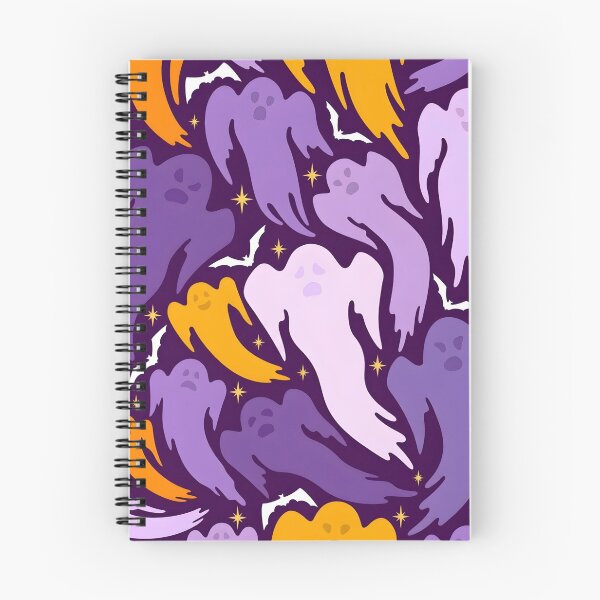 Item preview, Seamless Halloween Pattern with Flying Ghosts and Bats    designed and sold by interdesigner.