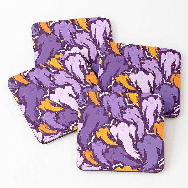 Item preview, Seamless Halloween Pattern with Flying Ghosts and Bats    designed and sold by interdesigner.