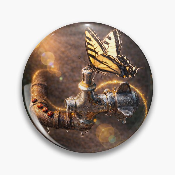 Item preview, Golden Butterfly and Ladybugs designed and sold by Kimberly Palmer.