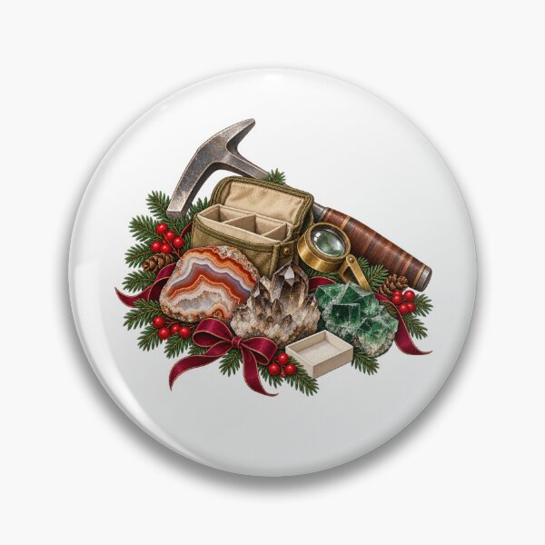 Item preview, Christmas Rockhound Field Kit with Minerals designed and sold by Be-Smart-Art.